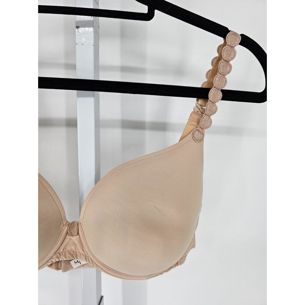 Marie Jo Womens Sz 38D Lightly Padded T Shirt Bra Solid Beige - Picture 2 of 4